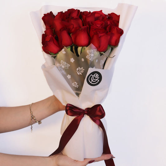 Bouquet Siena de 24 rosas