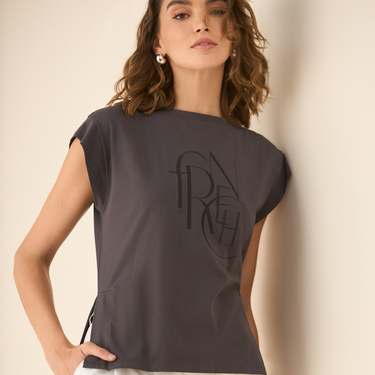 Camiseta Negro Humo