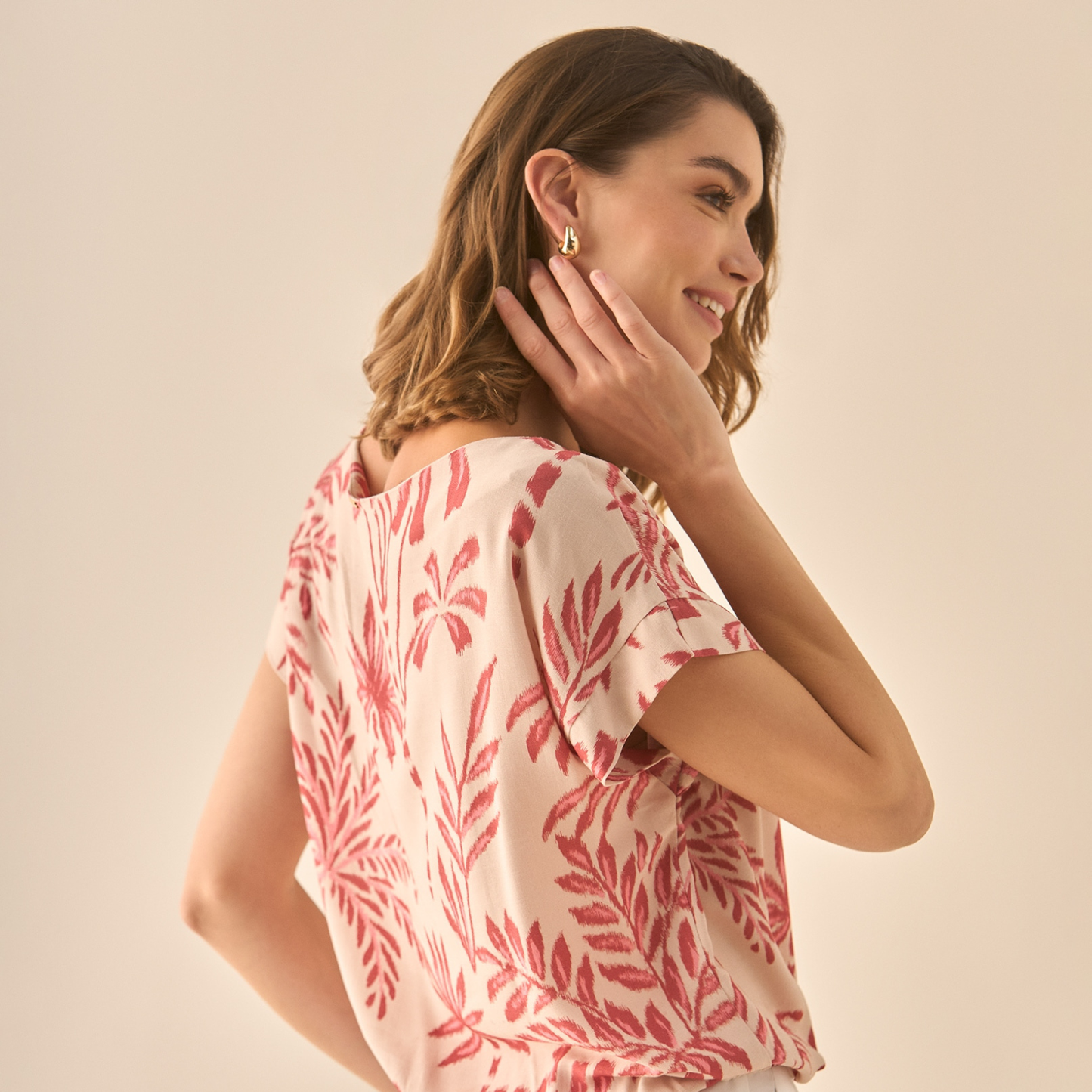 Camiseta Esprit Estampada