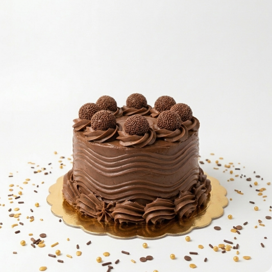 Torta de chocolate y trufas