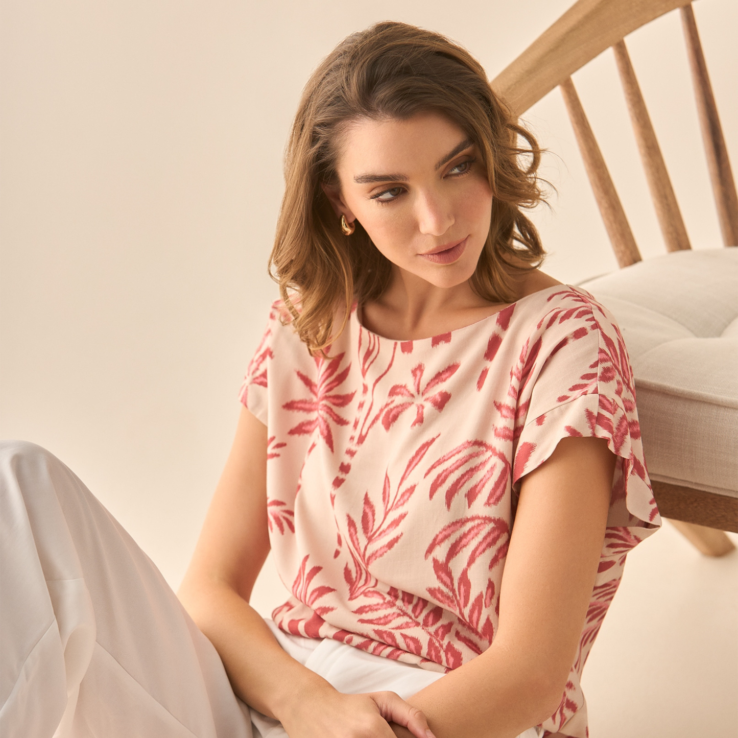 Camiseta Esprit Estampada